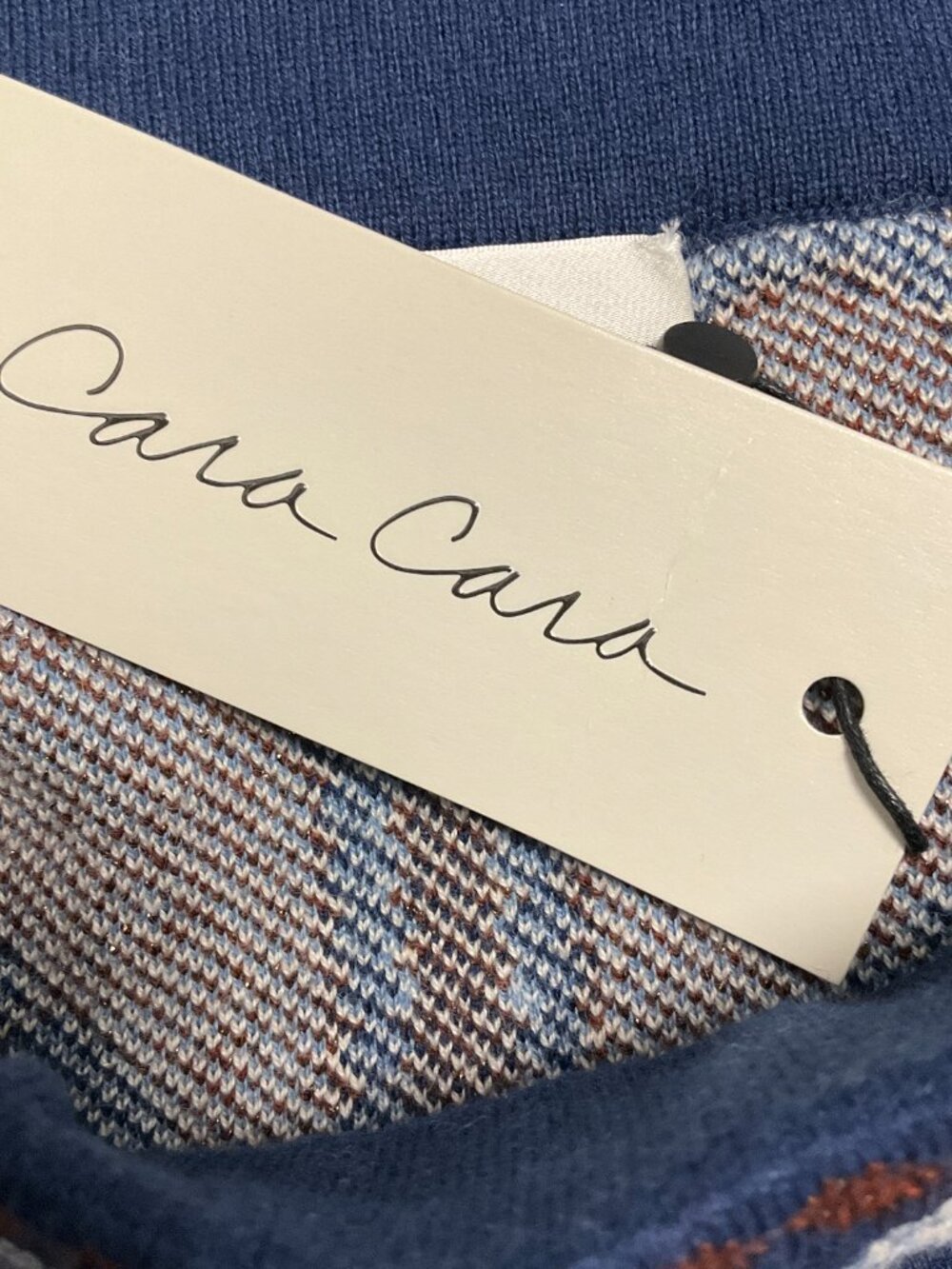 Cara Cara Fontaine Navy Knit Livi Jacket and Clara Skirt - Picture 5 of 5
